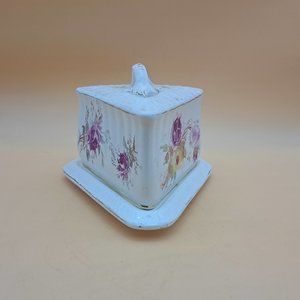 Antique Cheese Dish or Platter Bonn Tower by FA Mehlem